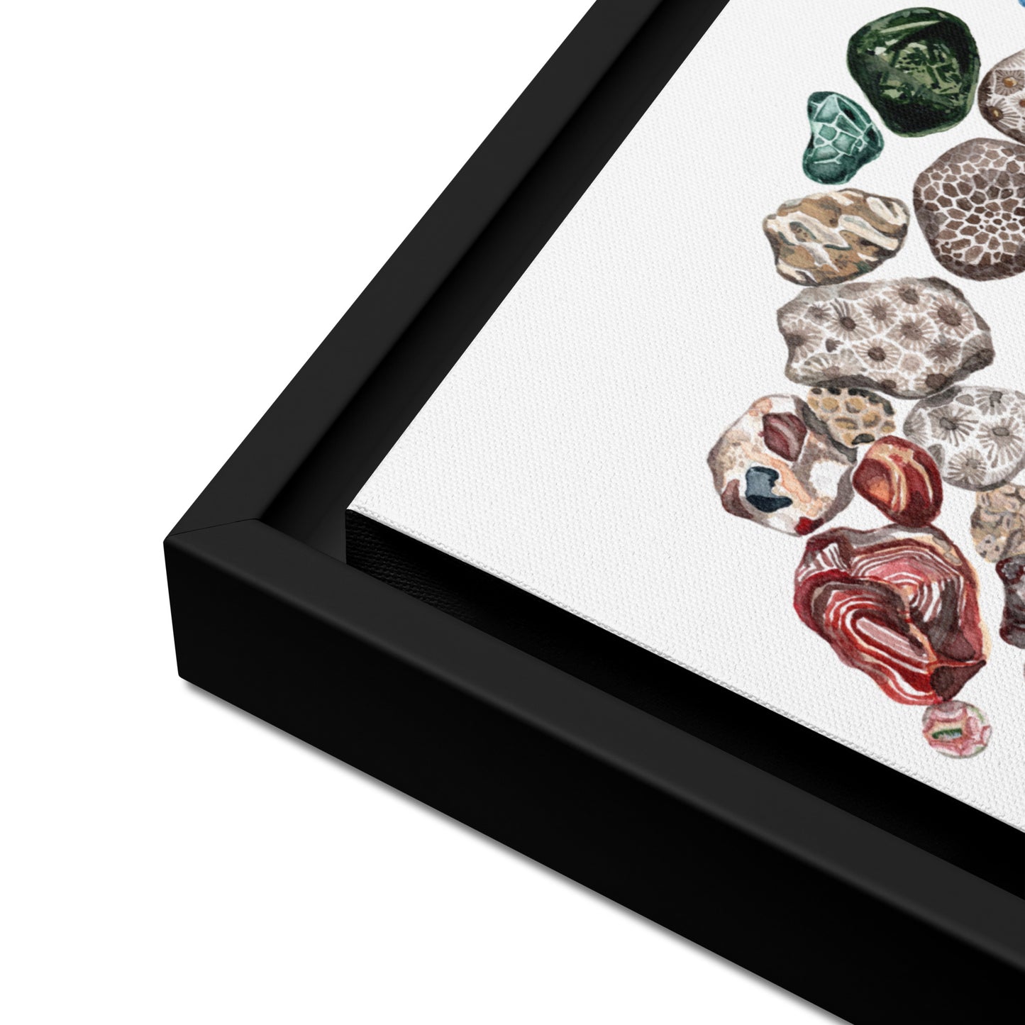 Art Print || "Rainbow Stones"