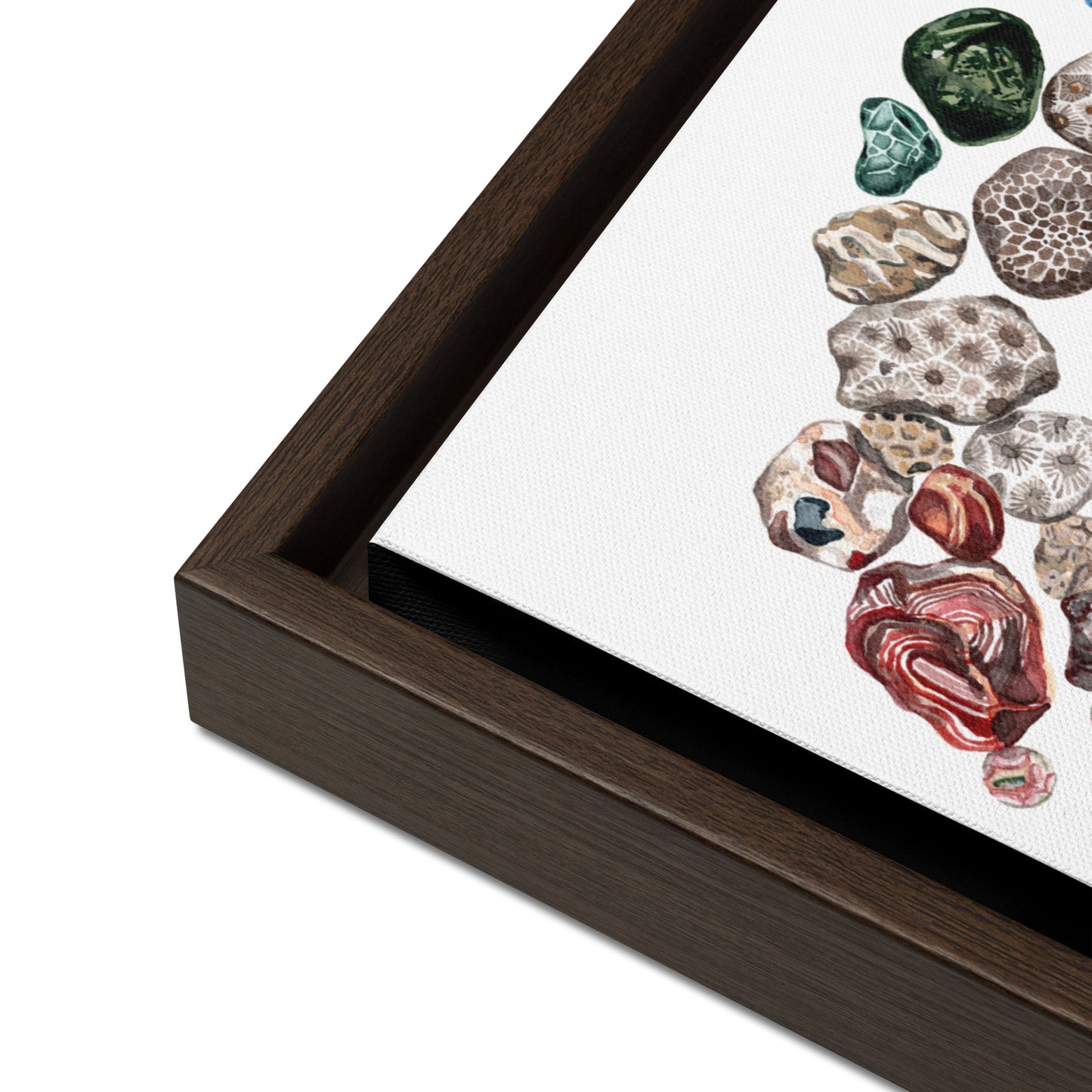 Art Print || "Rainbow Stones"