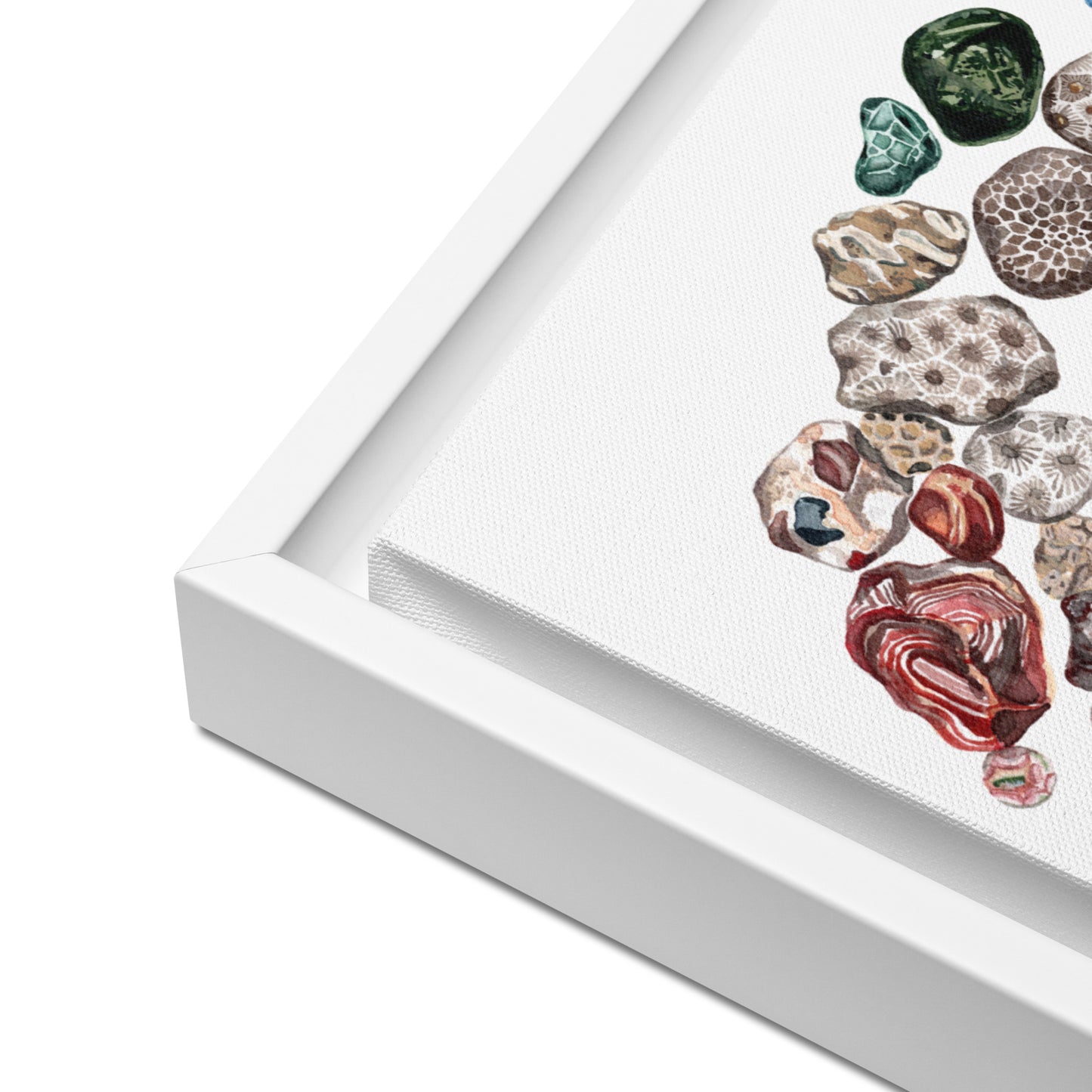 Art Print || "Rainbow Stones"