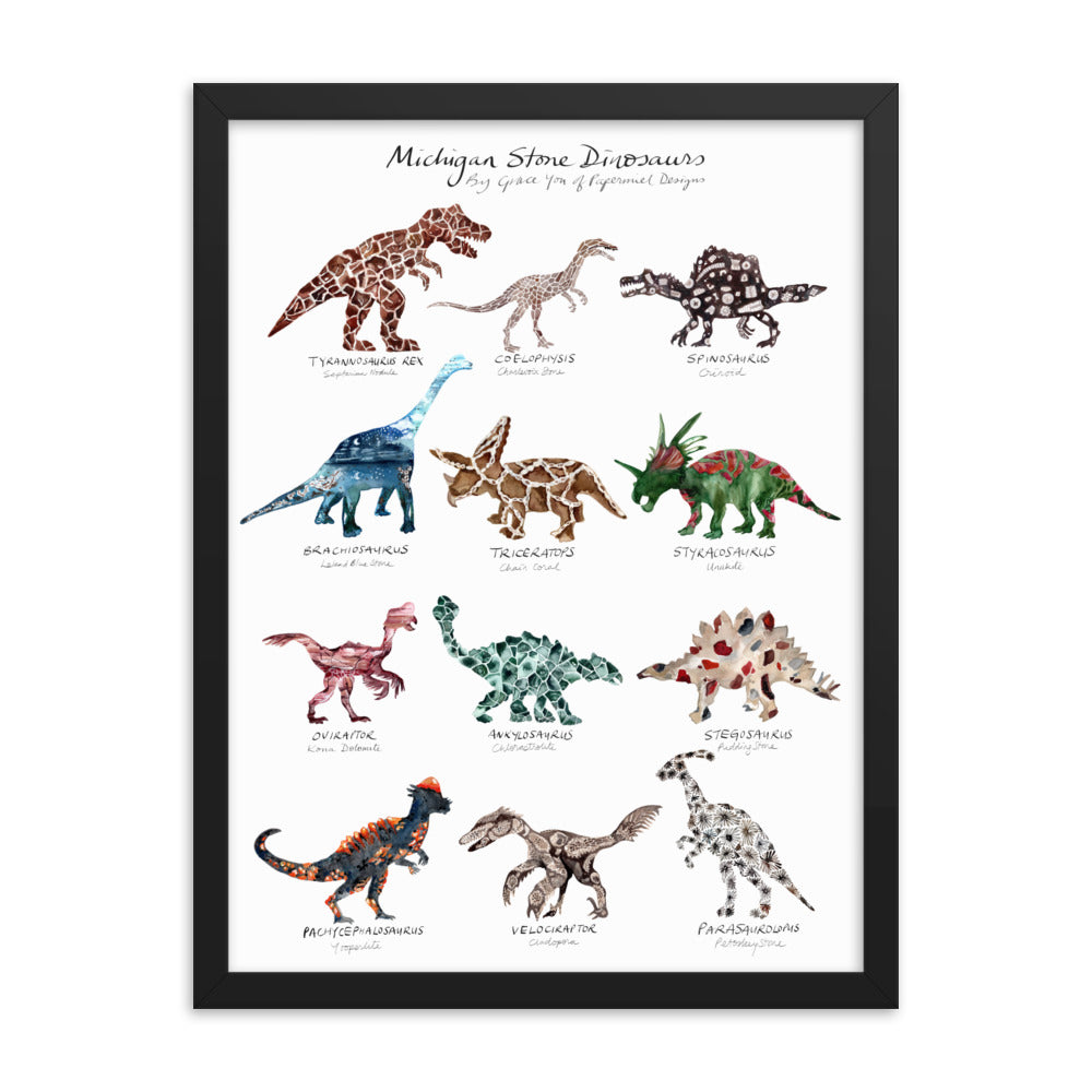 Michigan Stone Dinosaurs