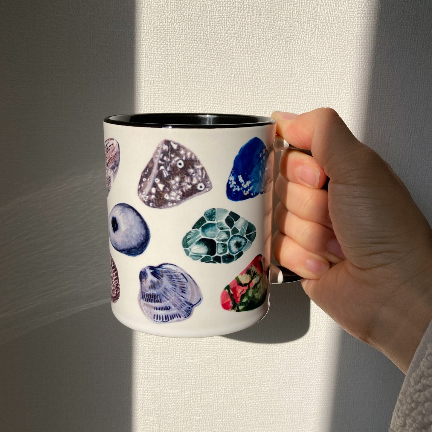 Michigan Stones Mug with Color Inside