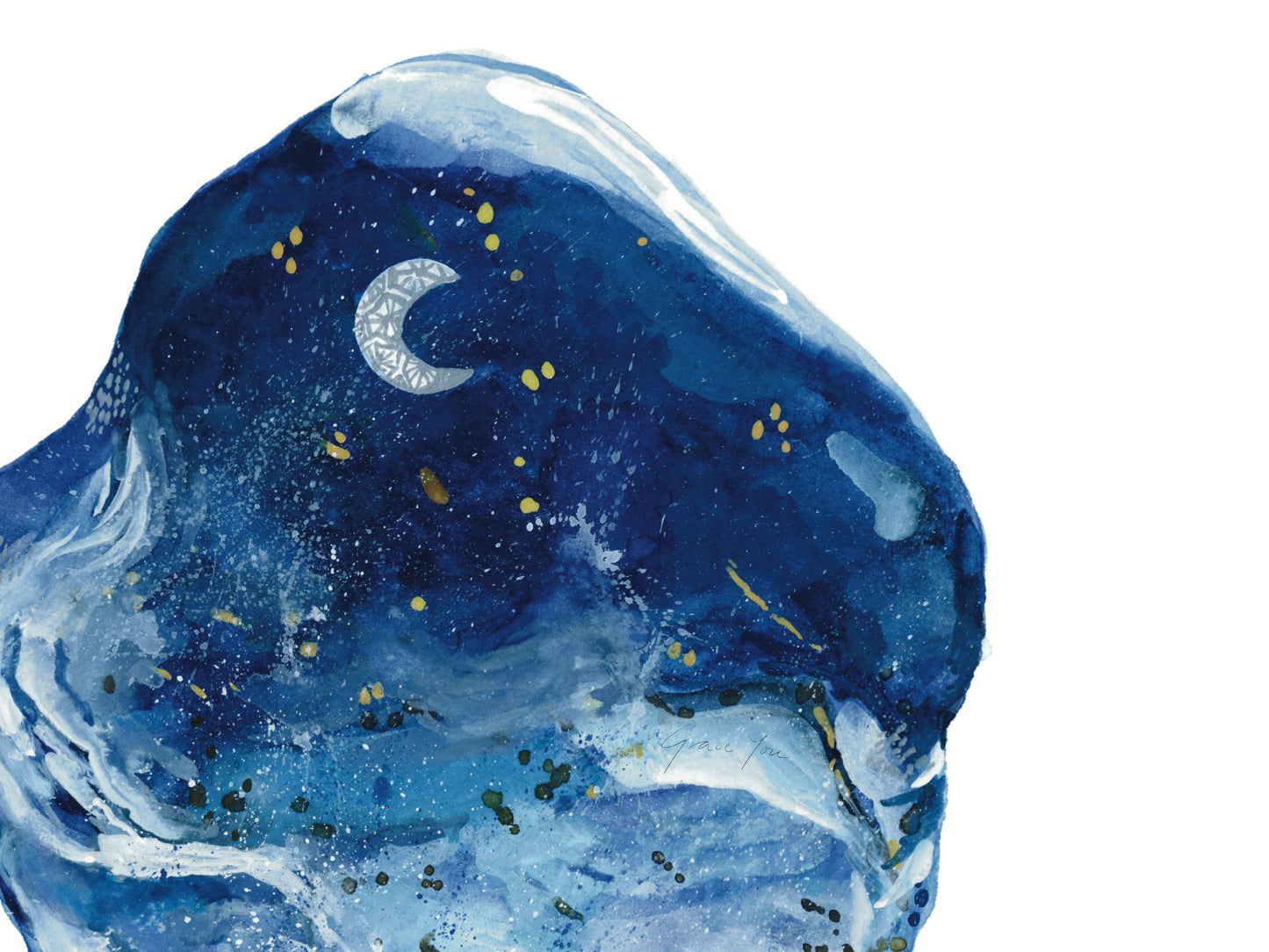 ART PRINT || "Enchanted Leland Blue"