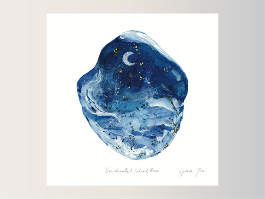 ART PRINT || "Enchanted Leland Blue"