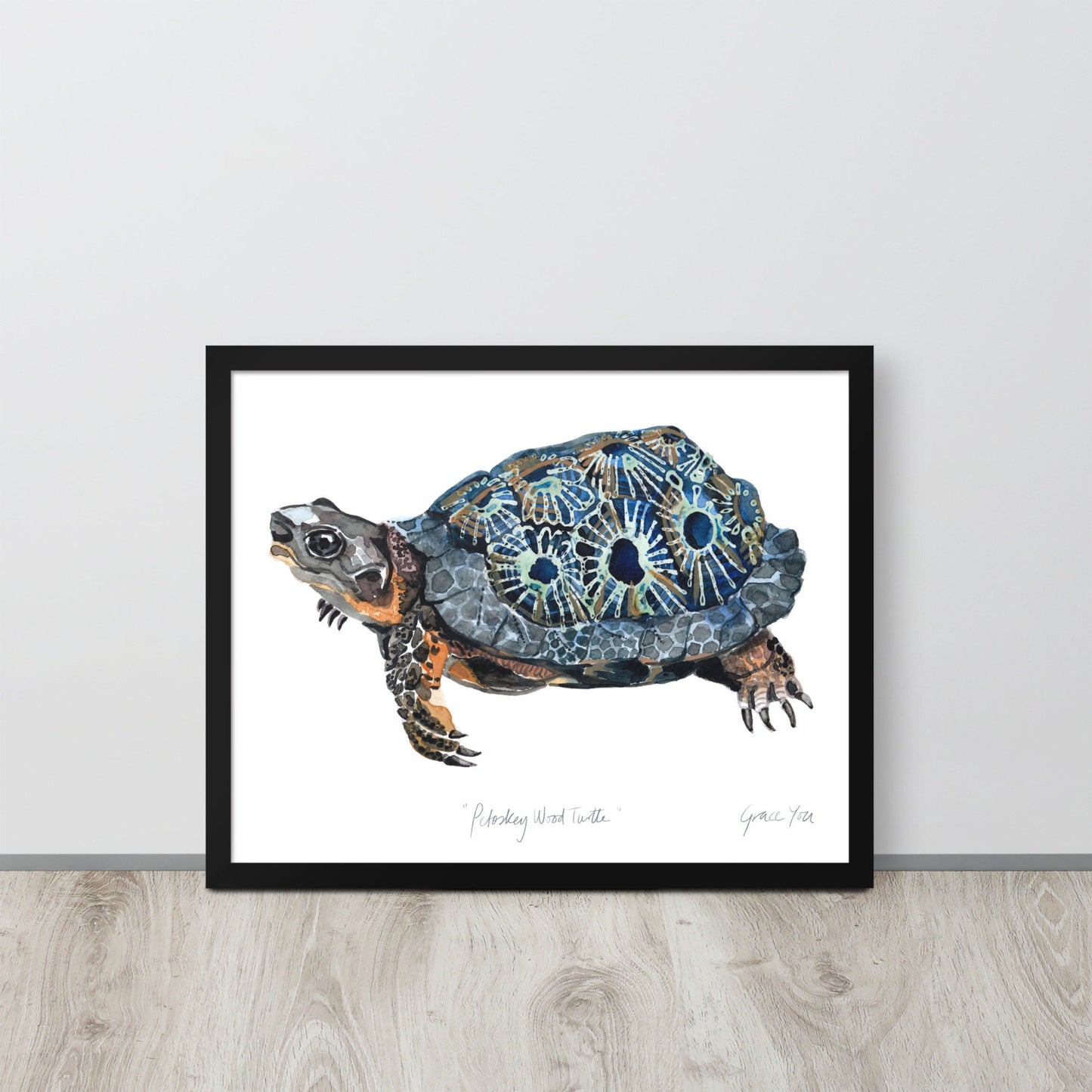 ART PRINT || Petoskey Wood Turtle