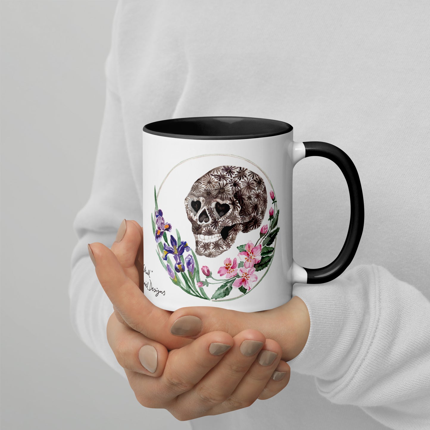 Mugs featuring "Petoskey Stone Skull"