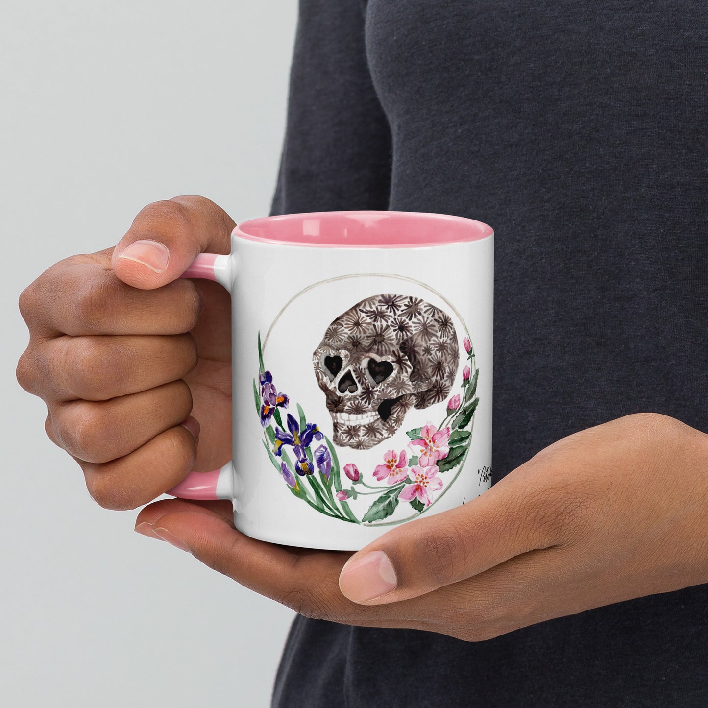 Mugs featuring "Petoskey Stone Skull"