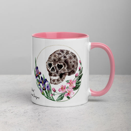 Mugs featuring "Petoskey Stone Skull"