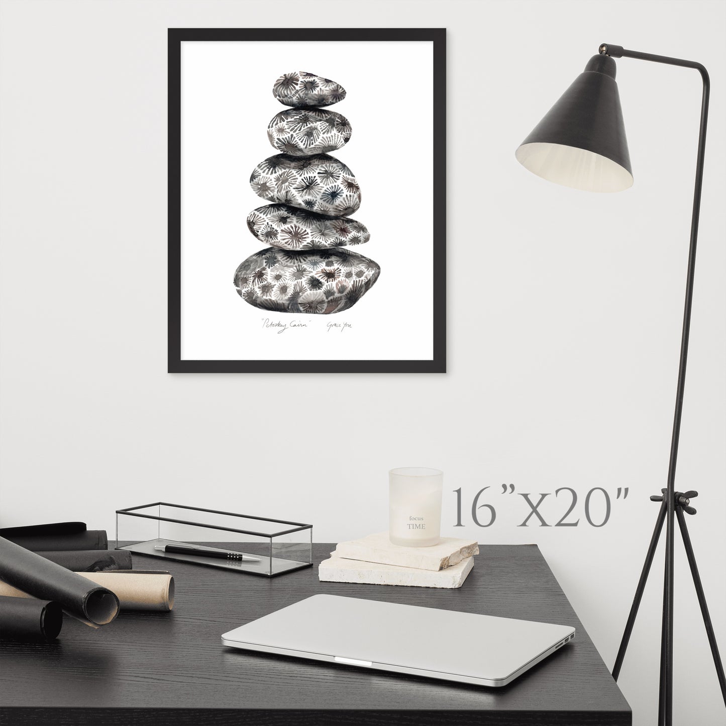 ART PRINT || "Petoskey Cairn"